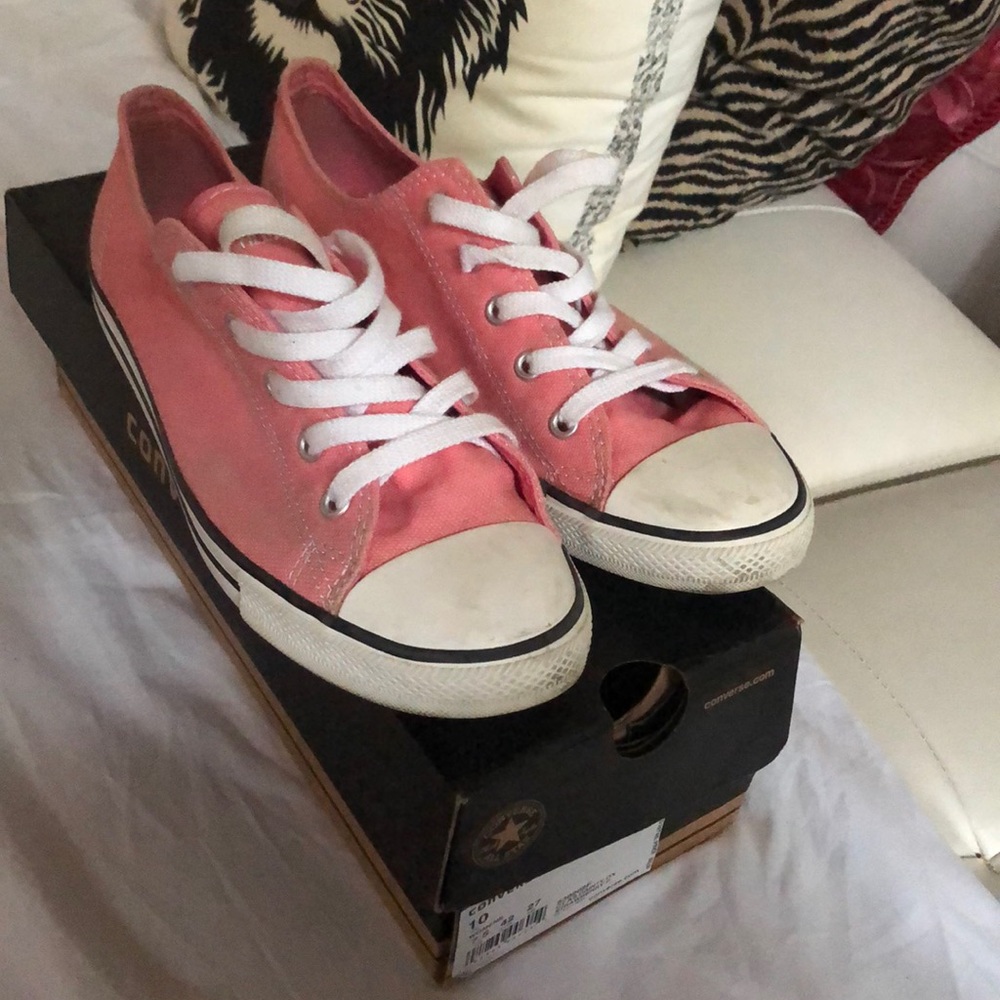 Pink sneakers